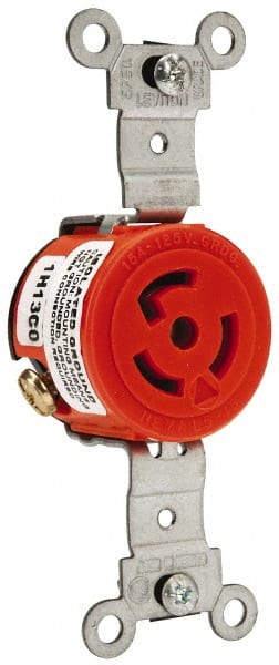 125 VAC, 15 Amp, 5-15R NEMA, Self Grounding Receptacle MPN:4710-IG