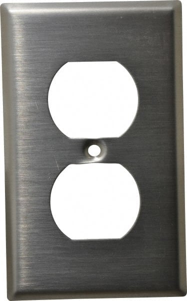 1 Gang, 4-1/2 Inch Long x 2-3/4 Inch Wide, Standard Outlet Wall Plate MPN:84003-40