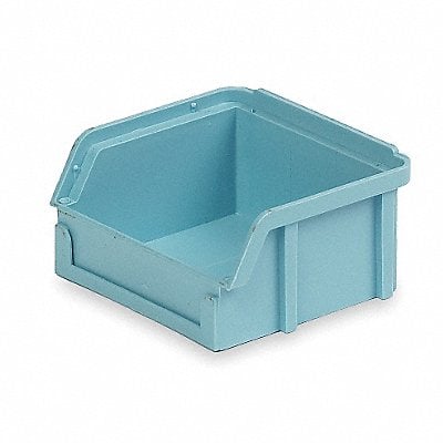 Hang and Stack Bin Light Blue PP 2 in MPN:PB10-F Lt Blue