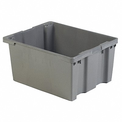 Stk and Nest Ctr Gray Solid Polyethylene MPN:SN3024-15 Gray