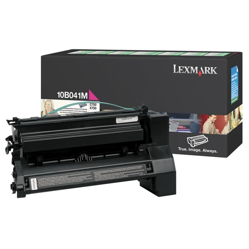 Lexmark 10B041M Return Program Magenta Toner Cartridge MPN:10B041M