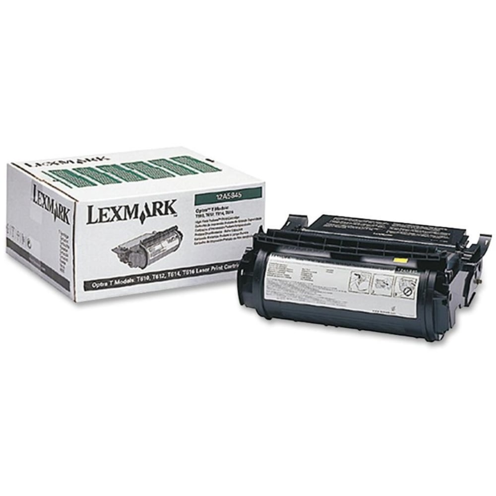 Lexmark 12A5845 Black High Yield Return Program Toner Cartridge MPN:12A5845