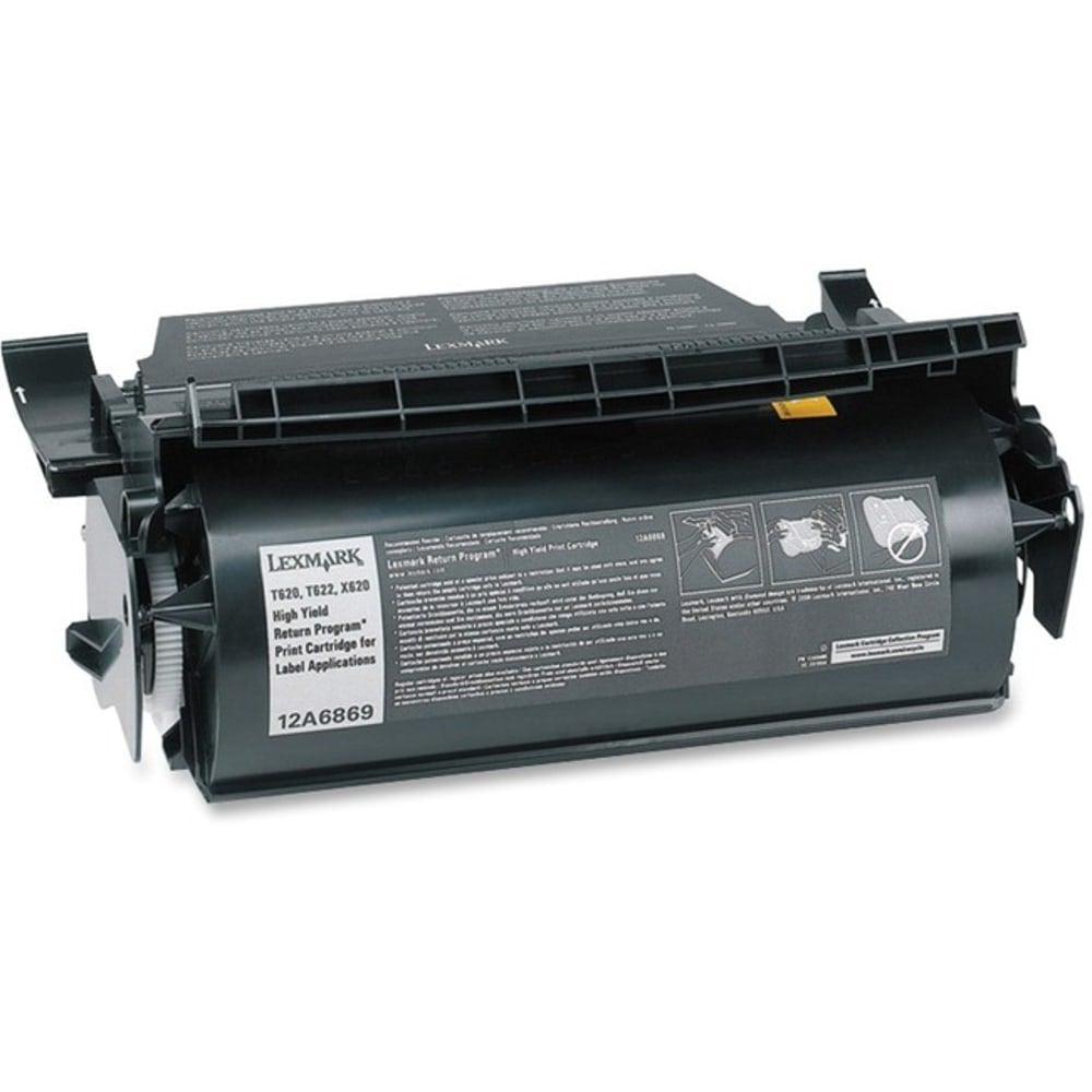 Lexmark 12A6869 Black High Yield Return Program Toner Cartridge MPN:12A6869