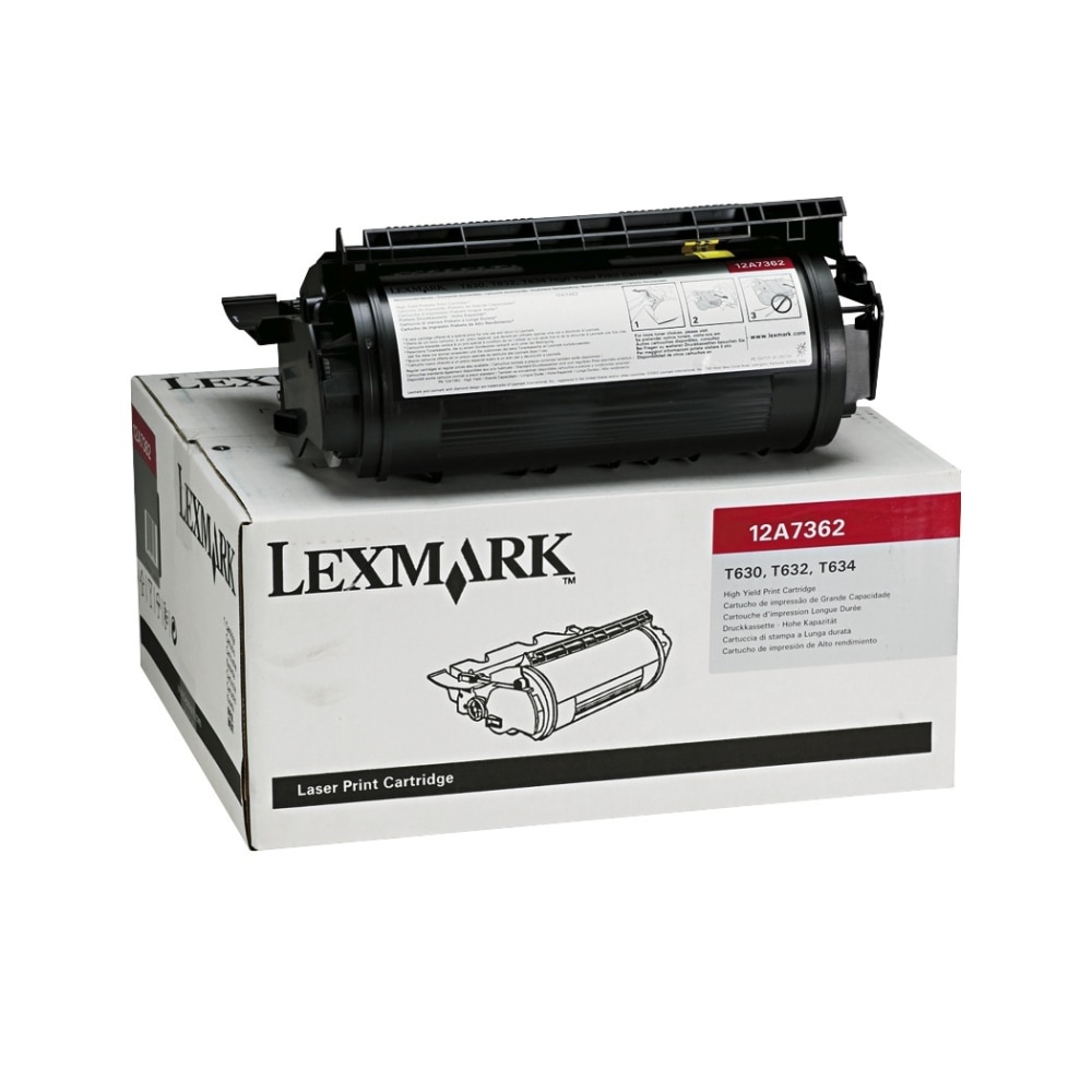 Lexmark 12A7362 Black High Yield Print Cartridge MPN:12A7362