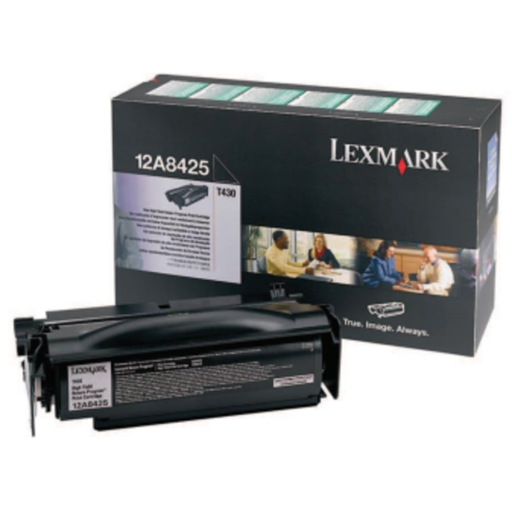 Lexmark 12A8425 Black High Yield Return Program Toner Cartridge MPN:12A8425