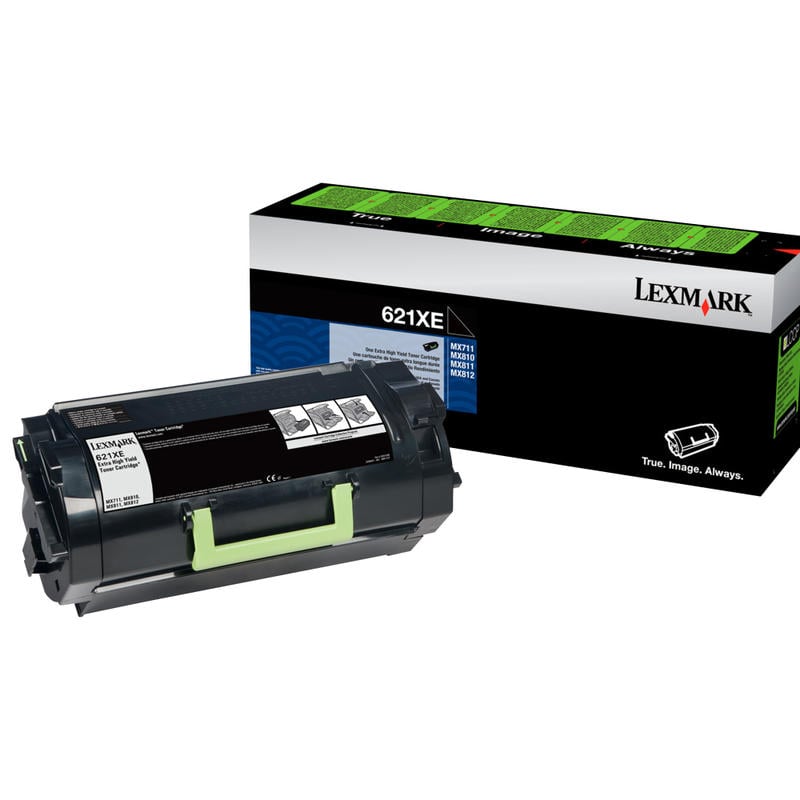 Lexmark 620 Remanufactured Black High Yield Cartridge MPN:62D1X0E