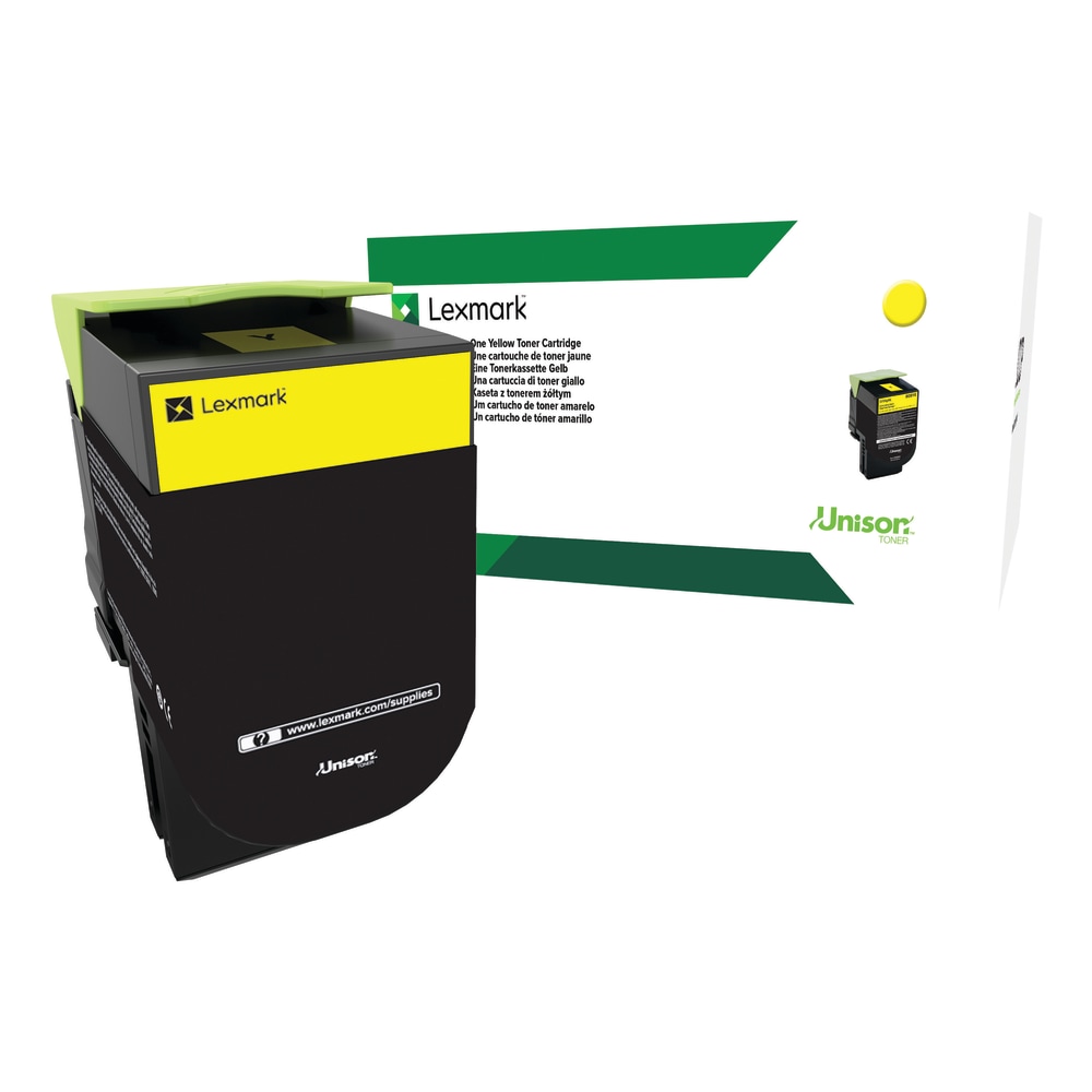 Lexmark 71B10Y0 Yellow Return Program Toner Cartridge MPN:71B10Y0