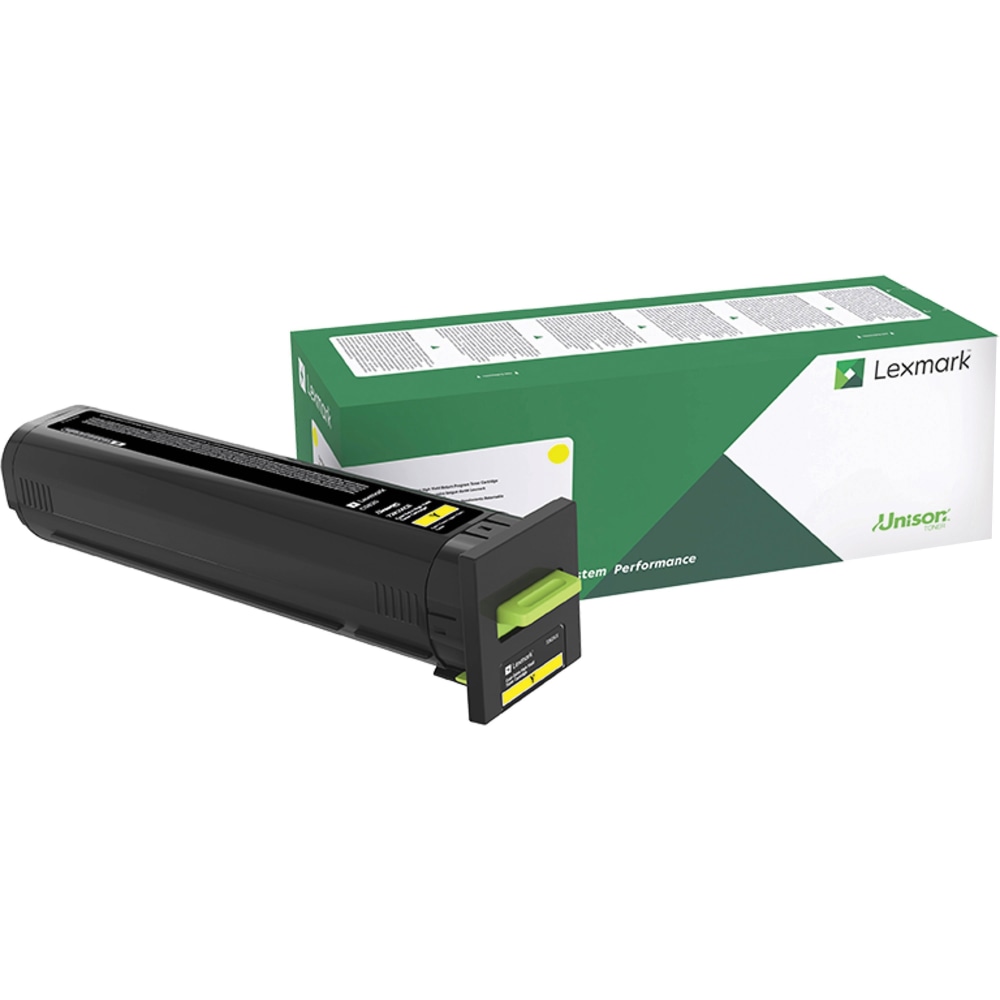 Lexmark Original Laser Toner Cartridge - Yellow - 1 Each - 8000 Pages MPN:72K00YG