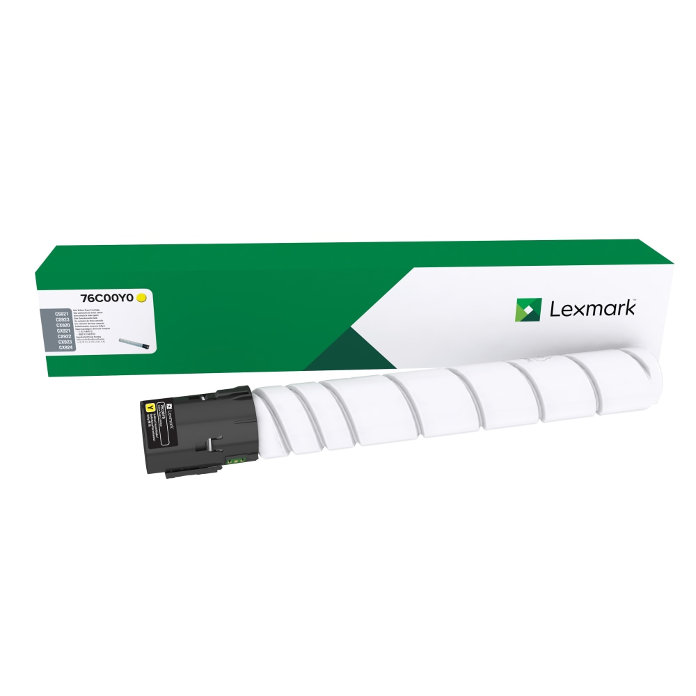 Lexmark 76C00Y0 Yellow Collection Program Toner Cartridge MPN:76C00Y0