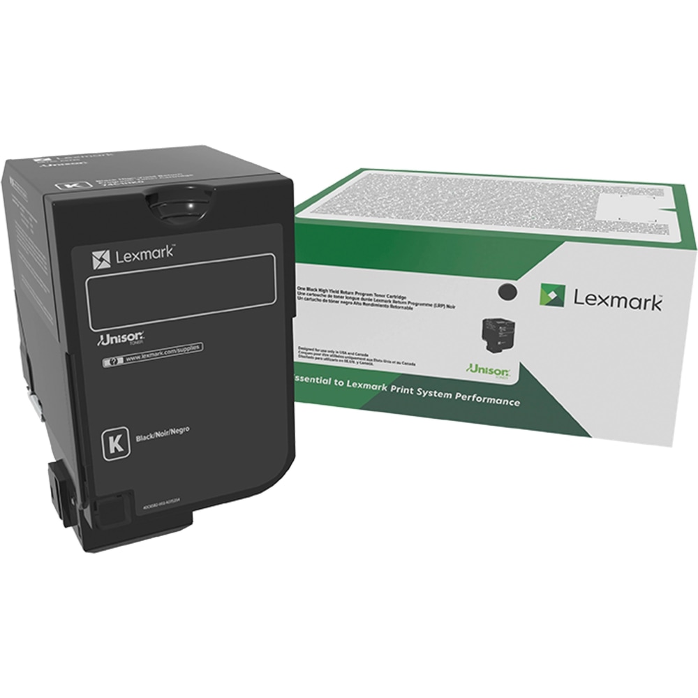 Lexmark Original High Yield Laser Toner Cartridge - Black - 1 Each - 25000 Pages MPN:84C0HKG