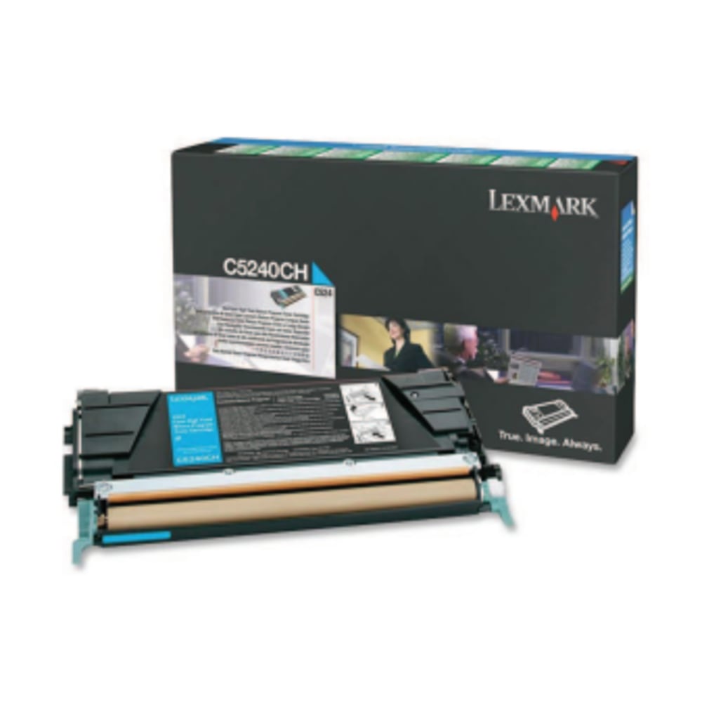 Lexmark C5240CH Cyan High Yield Return Program Toner Cartridge MPN:C5240CH