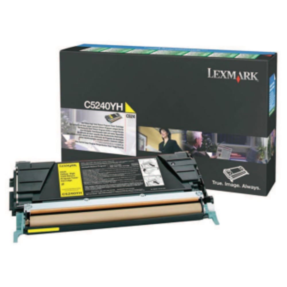 Lexmark C5240YH Yellow High Yield Return Program Toner Cartridge MPN:C5240YH