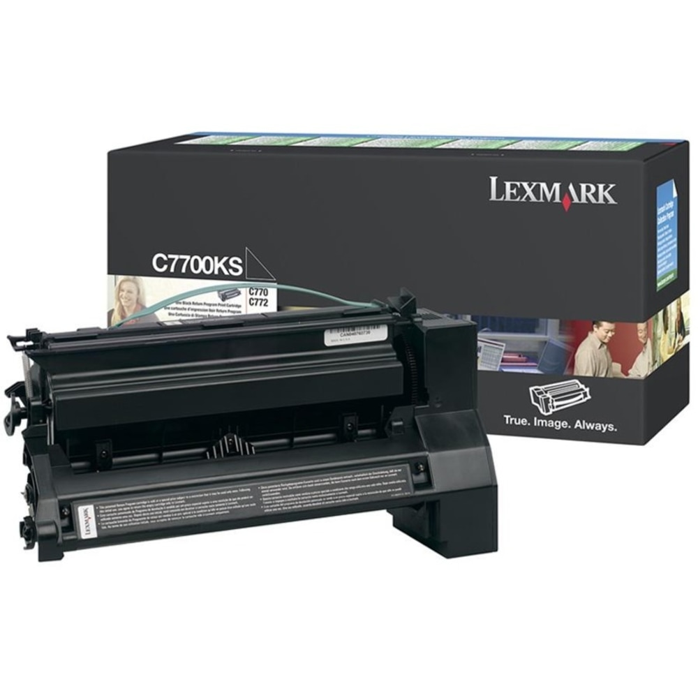 Lexmark - Black - original - toner cartridge LCCP, LRP - for Lexmark C770dn, C770dtn, C770n, C772, C772dn, C772dtn, C772n, X772e, X772es MPN:C7700KS