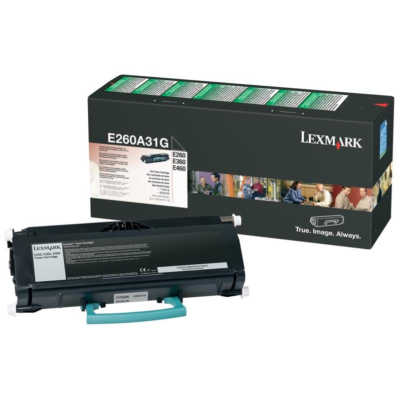 Lexmark E260A31G Black Toner Cartridge MPN:E260A31G