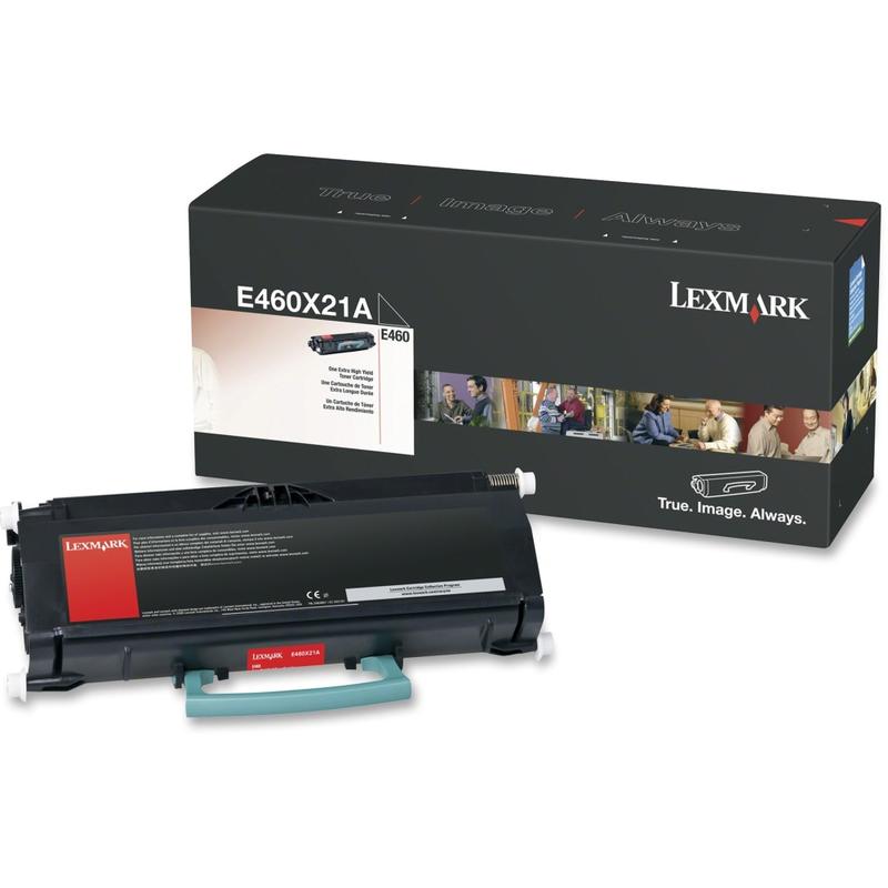 Lexmark E460X21A Black Extra-High Yield Toner Cartridge MPN:E460X21A