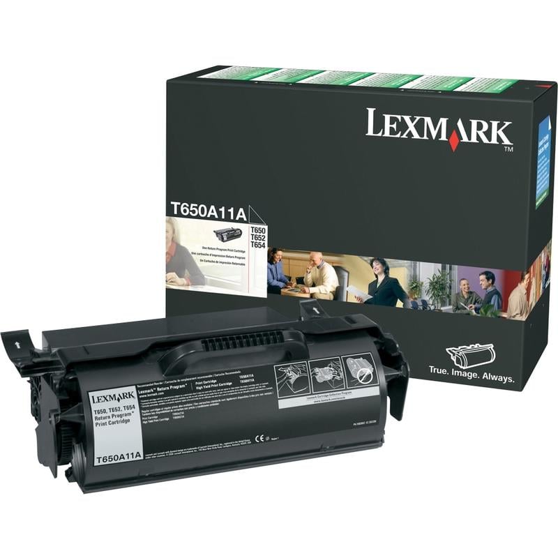 Lexmark T650A11A Black Return Program Toner Cartridge MPN:T650A11A