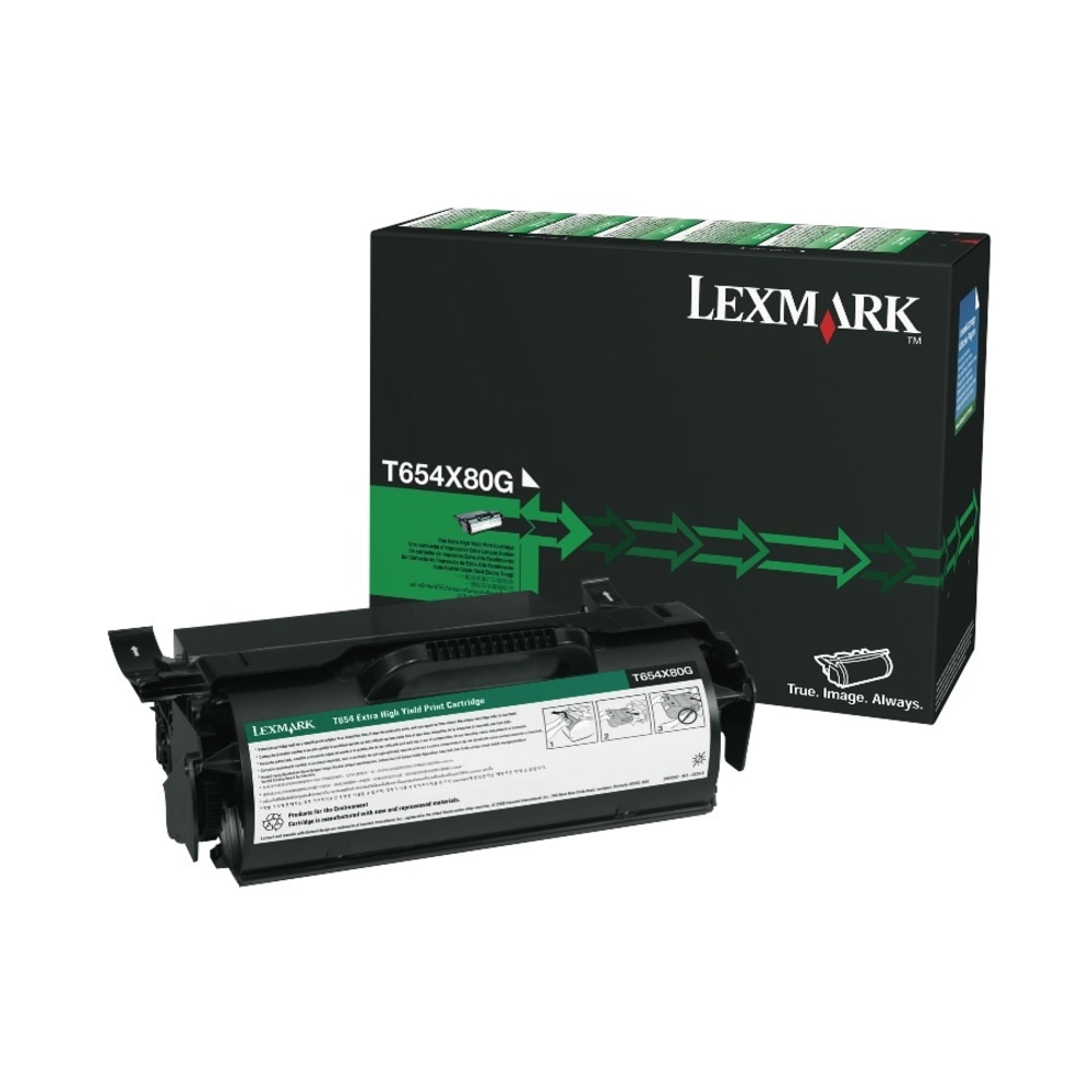 Lexmark T654X80G Remanufactured Black Toner Cartridge MPN:T654X80G