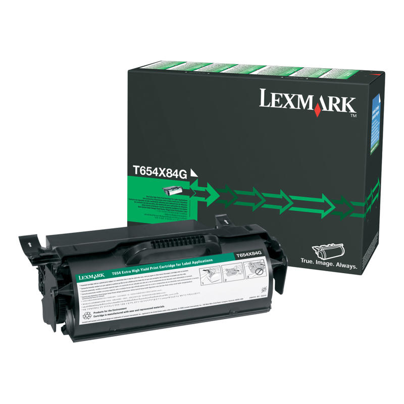 Lexmark T654X84G Remanufactured Black High Yield Return Program Toner Cartridge MPN:T654X84G