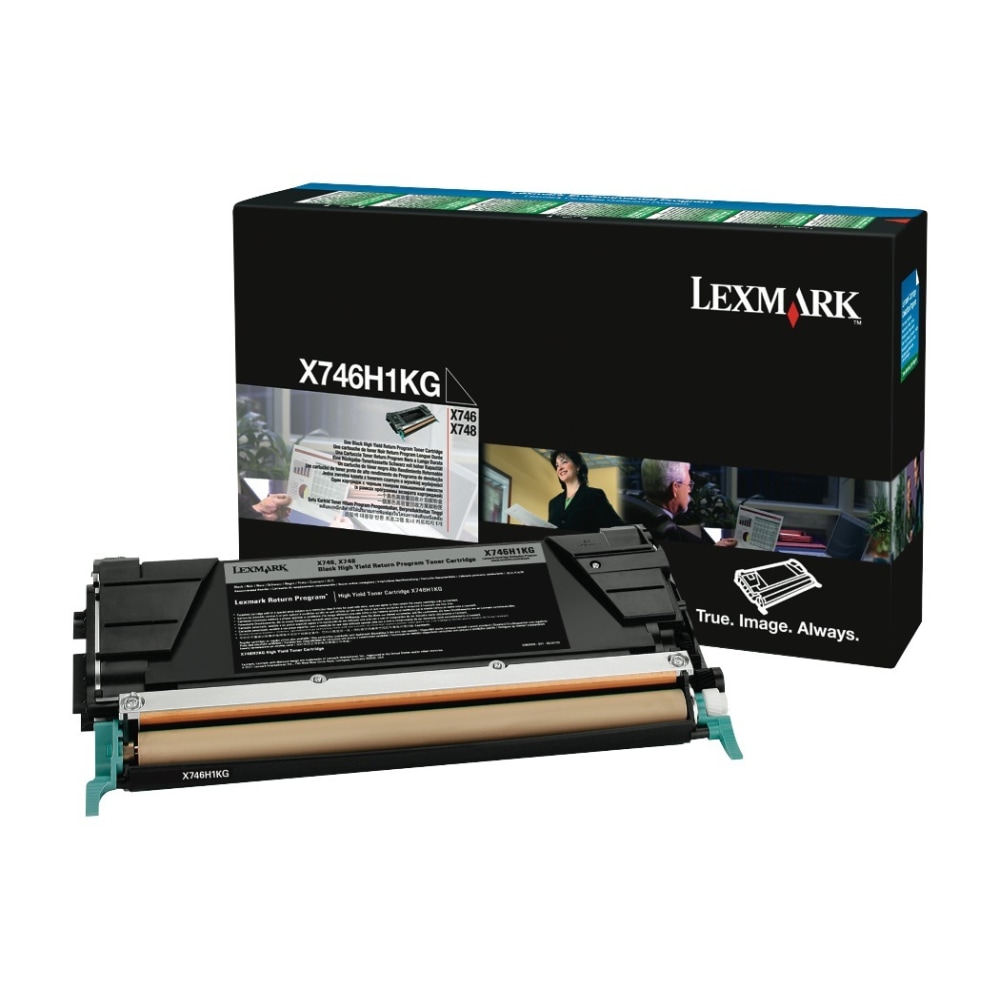 Lexmark X746H1KG Black High Yield Toner Cartridge MPN:X746H1KG