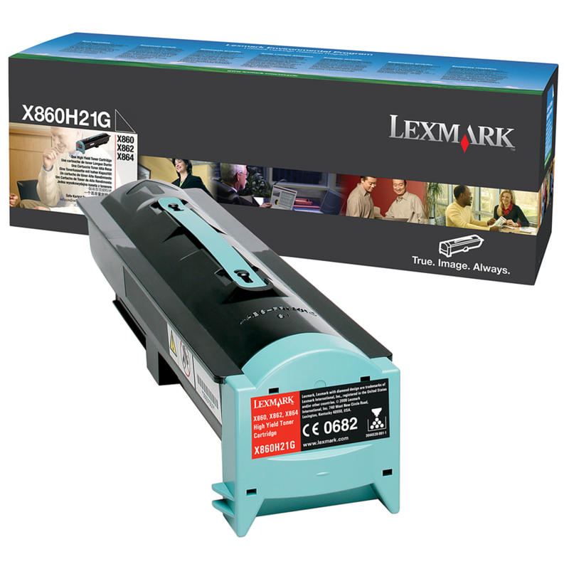 Lexmark X860H21G Black High Yield Toner Cartridge MPN:X860H21G