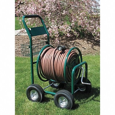 Garden Hose Reel Cart 8 in Steel MPN:2LRK8