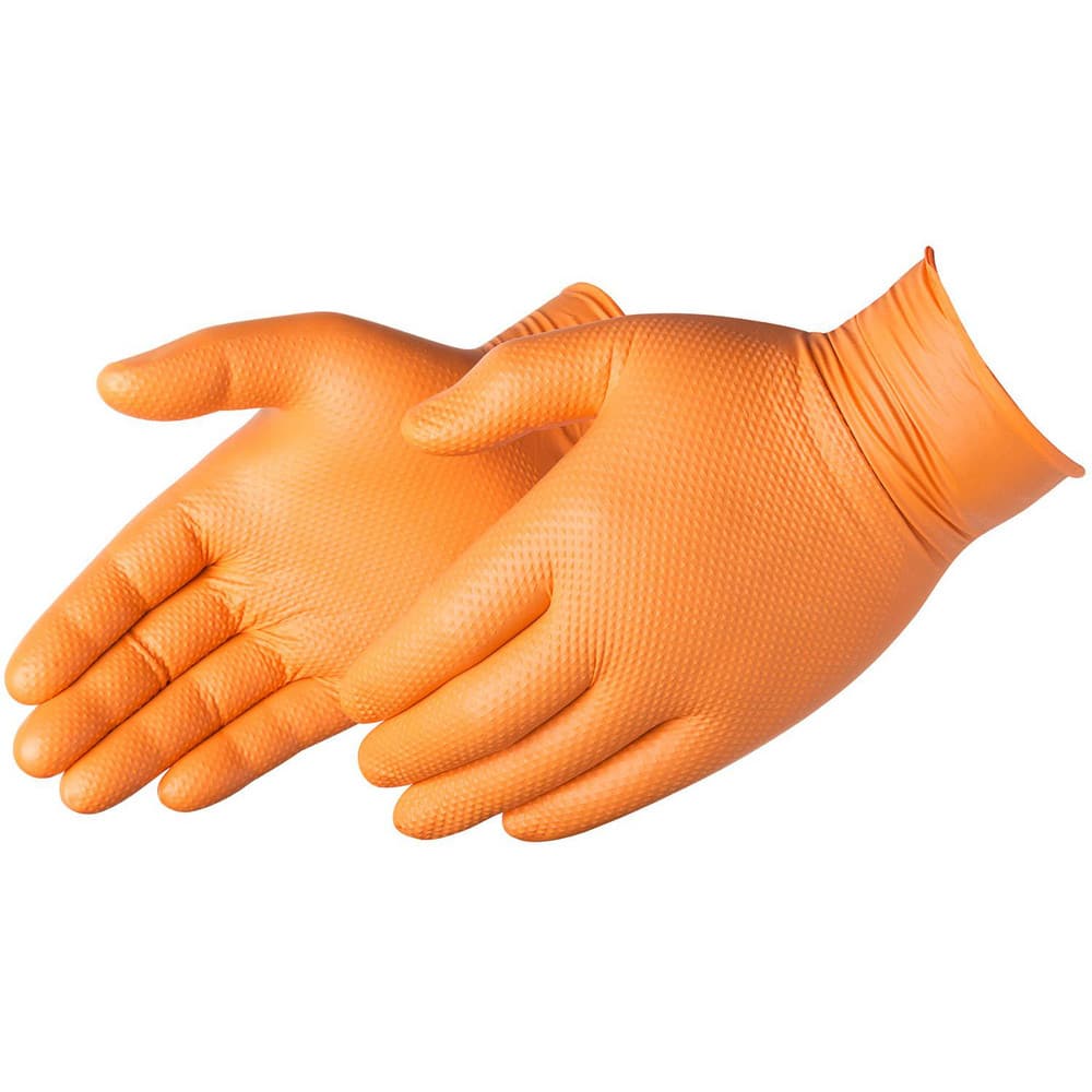 Disposable/Single Use Gloves, Primary Material: Nitrile , Package Quantity: 100 , Powdered: No , Grade: Industrial , Thickness (mil): 8  MPN:2028HOL