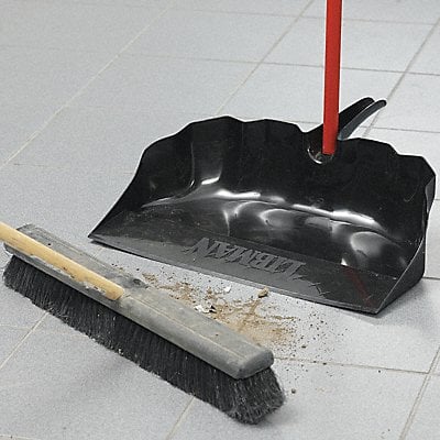 Jumbo Shop Scoop Dust Pan Black MPN:929