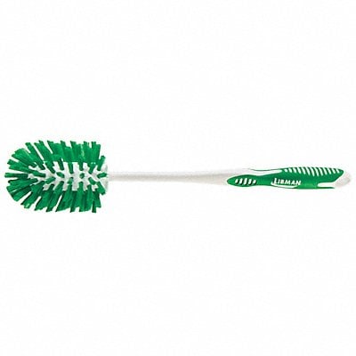 Toilet Brush 14 in L Green/White MPN:22