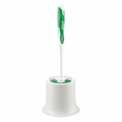 Toilet Brush w/Caddy 14 L Green/White MPN:34