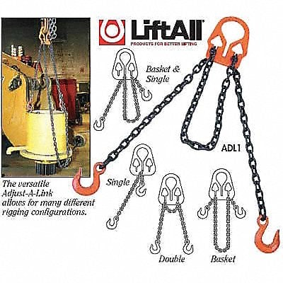 Chain Sling G100 Aly Stl 10 ft L MPN:30007