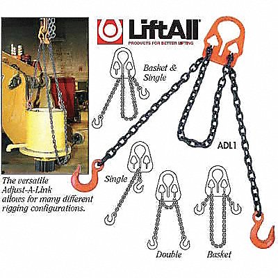 Chain Sling G80 Aly Stl 14 ft L MPN:30008