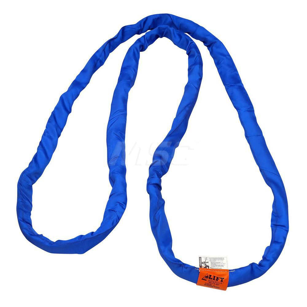 Endless Sling: 6' Long, 21,200 lb Vertical, 17,000 lb Choker, 42,400 lb Basket, Polyester MPN:S201032