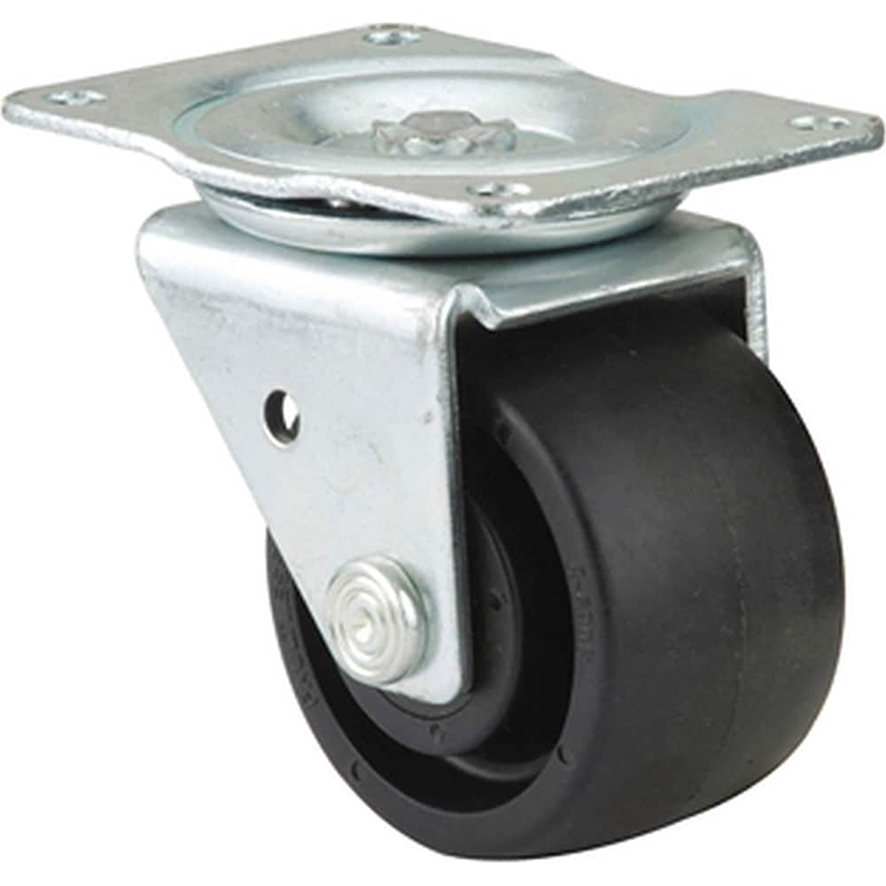 Swivel Top Plate Caster: Nylon, 3