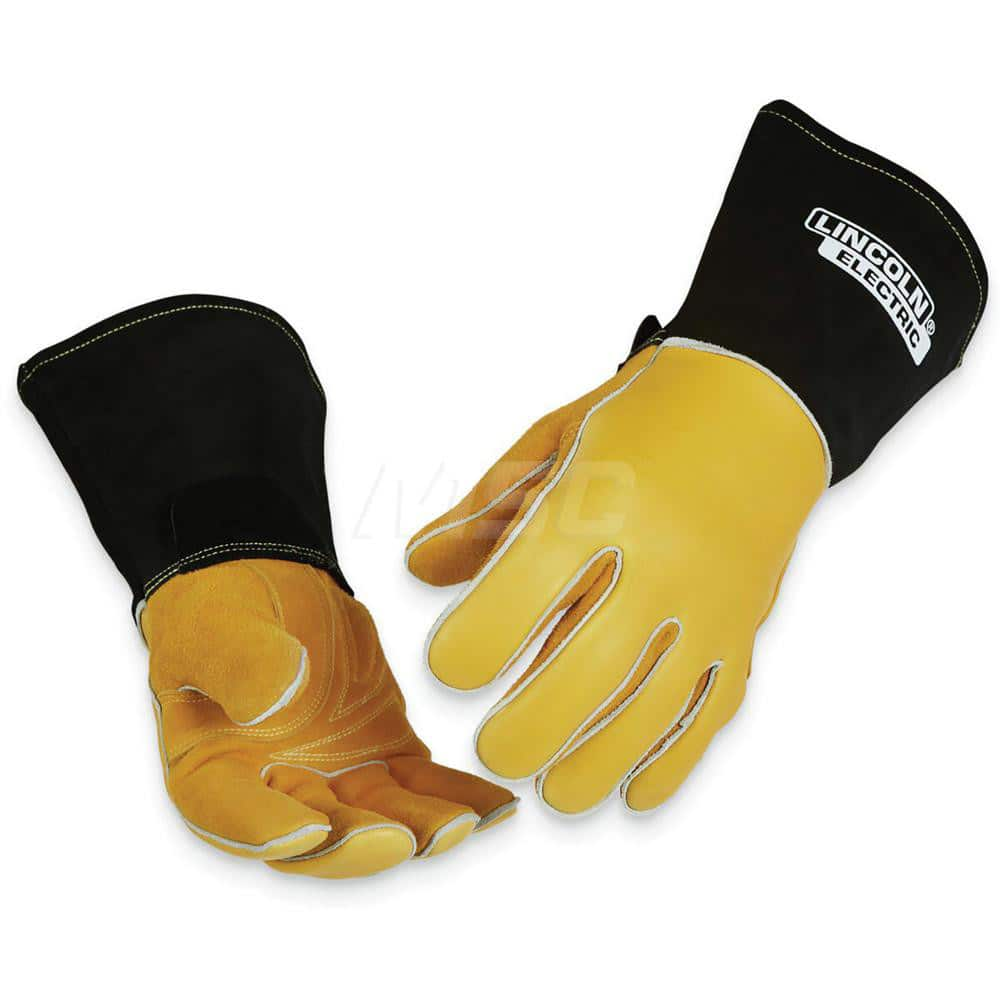 Welding Gloves: Size Large, Uncoated, Stick Welding & MIG Welding Application MPN:K4788-L