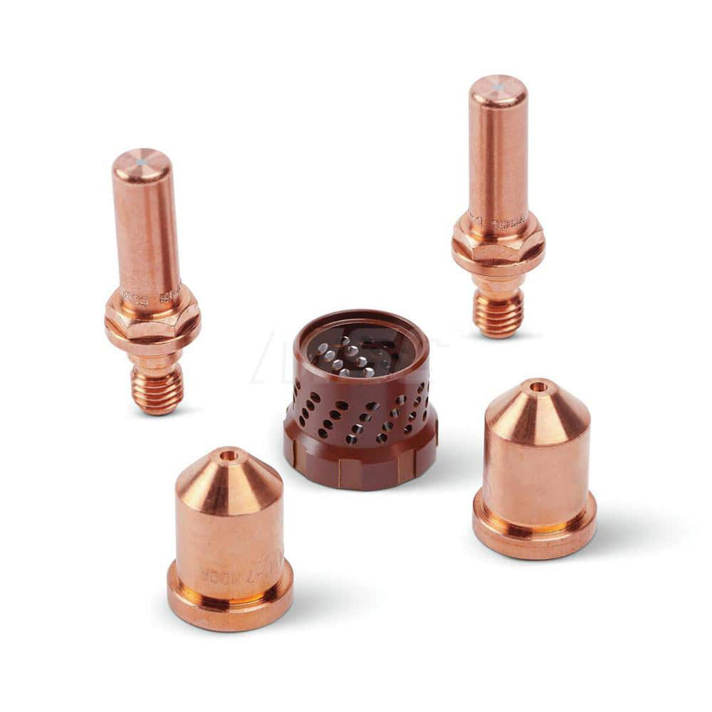 Plasma Cutter Cutting Tips, Electrodes, Shield Cups, Nozzles & Accessories, Accessory Type: Sheathing , Type: Starter kit , Material: Copper  MPN:KP4141-20