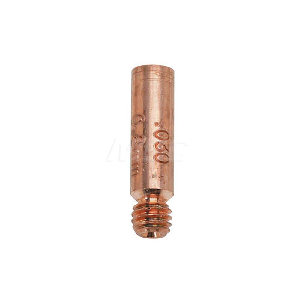 MIG Welder Nozzles, Tips & Insulators, Connection Type: Threaded , For Use With: Magnum., Magnum. , Tip Material: Copper  MPN:KP14H-45-B100