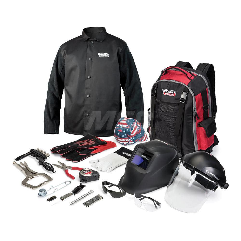 Welding Clothing Kit: Large, Cotton, Jacket MPN:K4595-L