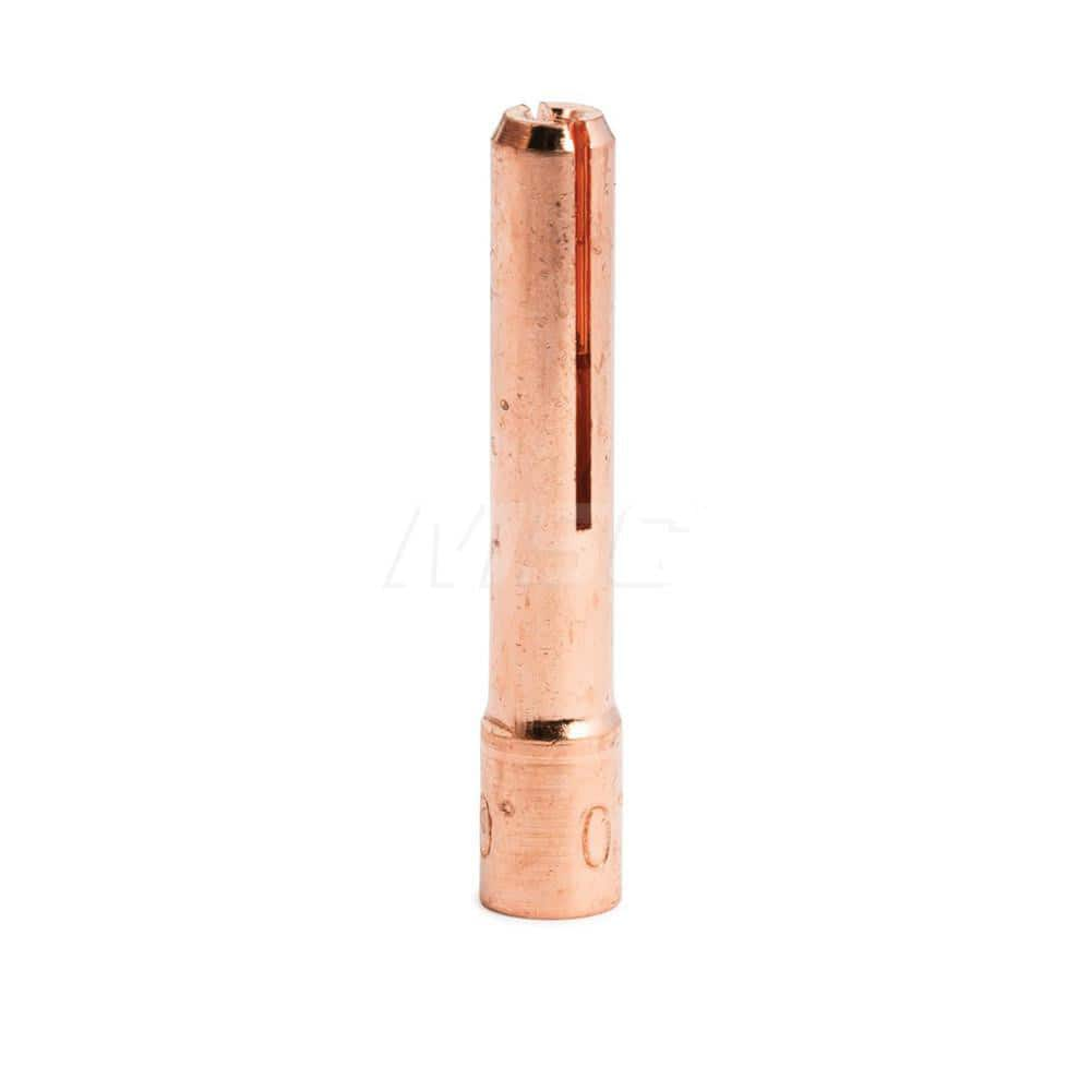 TIG Torch Collets & Collet Bodies, Product Type: Collet , Hole Diameter: 0.0400 , Material: Copper Alloy  MPN:KP4749-040-B10