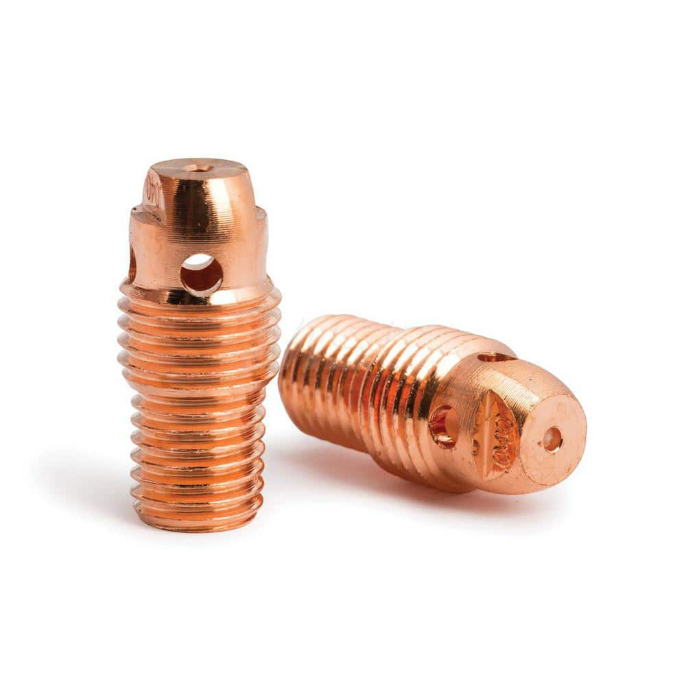 TIG Torch Collets & Collet Bodies, Product Type: Collet Body , Hole Diameter: 0.0400 , Material: Copper Alloy  MPN:KP4751-040-B10