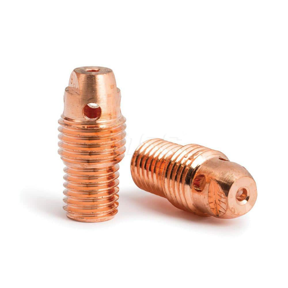 TIG Torch Collets & Collet Bodies, Product Type: Collet Body , Hole Diameter: 0.0630 , Material: Copper Alloy  MPN:KP4751-116-B10