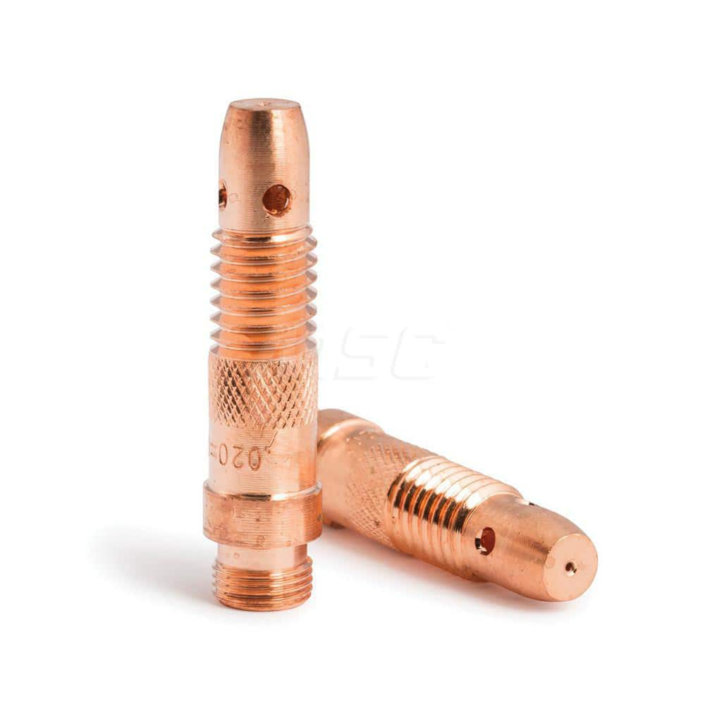 TIG Torch Collets & Collet Bodies, Product Type: Collet Body , Hole Diameter: 0.0200 , Material: Copper Alloy  MPN:KP4752-020-B10