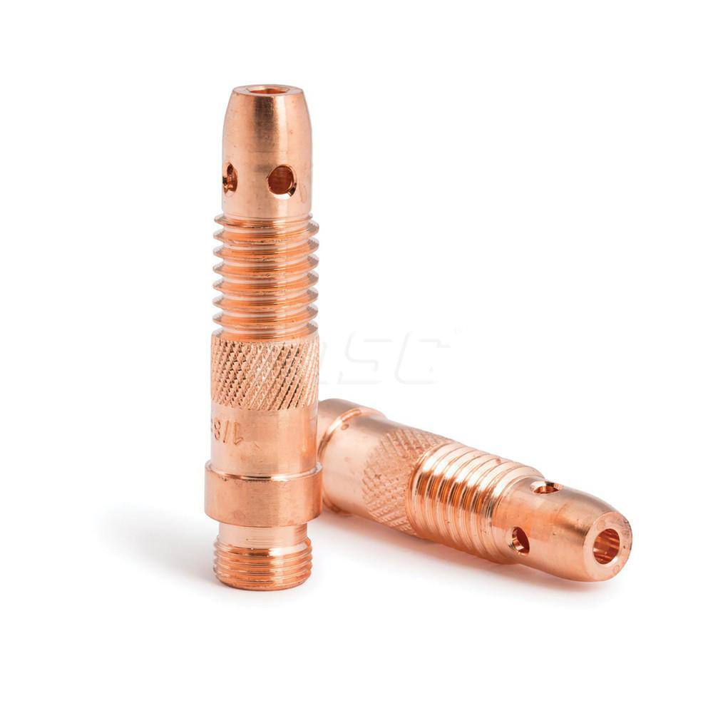 TIG Torch Collets & Collet Bodies, Product Type: Collet Body , Hole Diameter: 0.1250 , Material: Copper Alloy  MPN:KP4752-18-B10