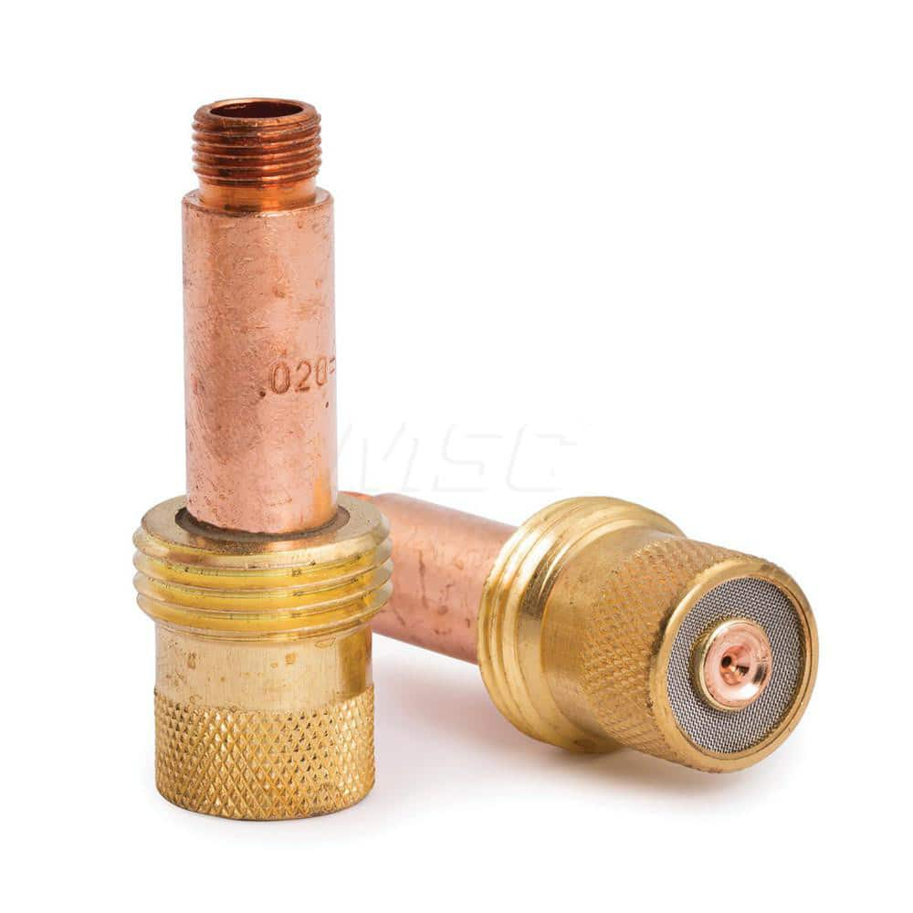 TIG Torch Collets & Collet Bodies, Product Type: Collet Body , Hole Diameter: 0.0200 , Material: Copper Alloy  MPN:KP4754-020-B10