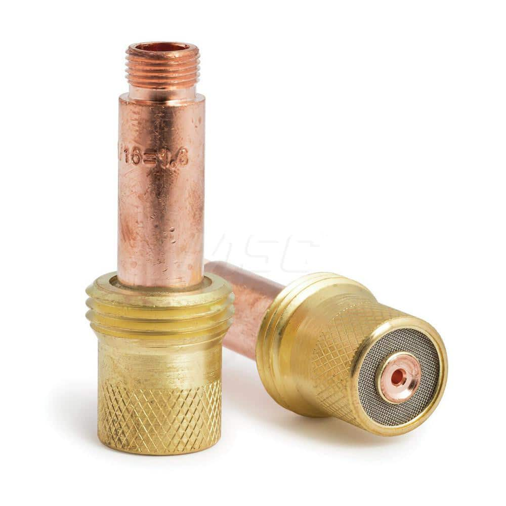 TIG Torch Collets & Collet Bodies, Product Type: Collet Body , Hole Diameter: 0.0630 , Material: Copper Alloy  MPN:KP4754-116-B10