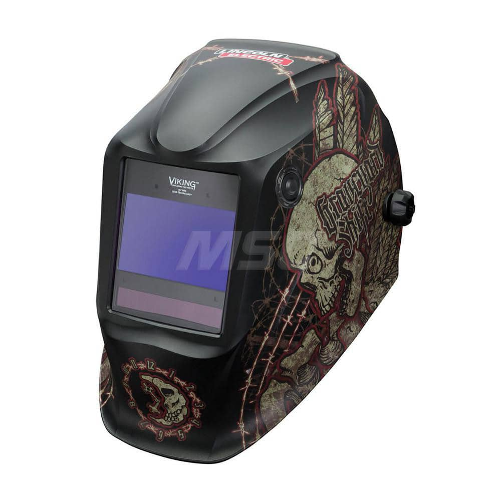 Welding Helmet: Black, Nylon, Shade 5 to 13, Ratchet Adjustment MPN:K3099-4