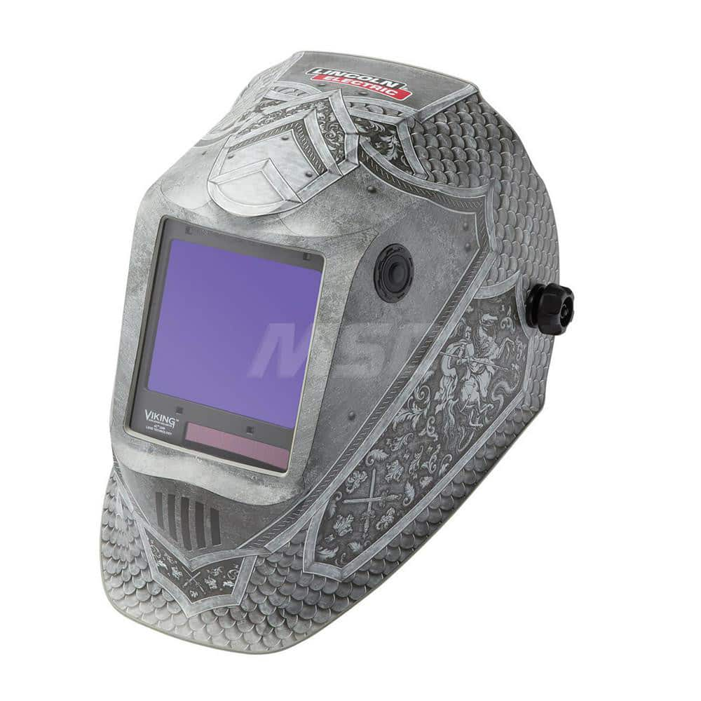 Welding Helmet: Gray, Nylon, Shade 5 to 13, Ratchet Adjustment MPN:K4671-4