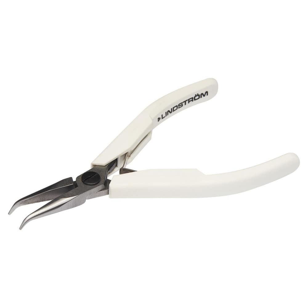 Bent Nose Pliers, Jaw Texture: Smooth , Jaw Length: 1.125in , Jaw Width: 0.375in , Jaw Bend: 60 , Handle Type: Dipped  MPN:7892