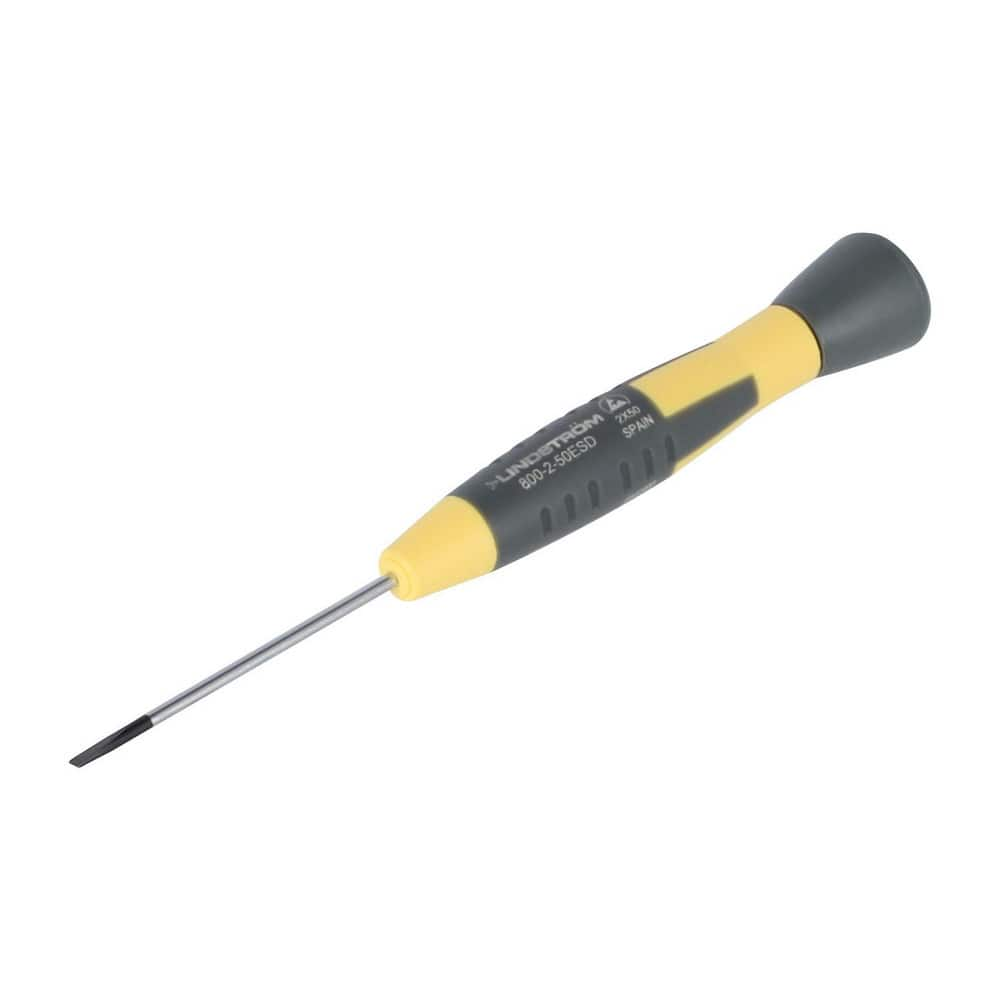 Precision & Specialty Screwdrivers, Tool Type: Jeweler's Screwdriver , Blade Length: 2 , Overall Length: 5.30  MPN:800-1.5-50ESD