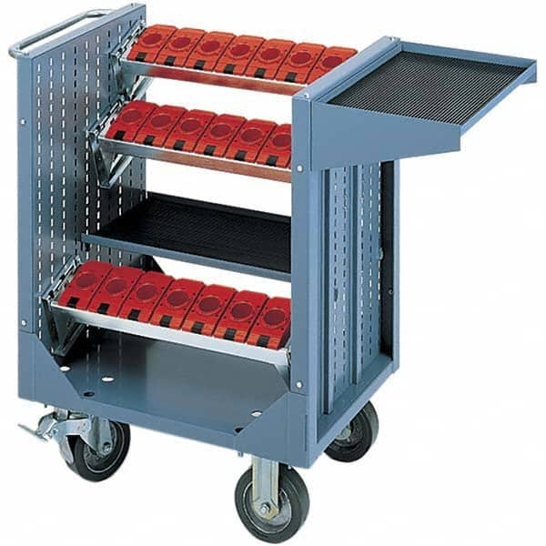 CNC Storage Carts, Style: CNC Tool Cart with Tool Carrier , Taper Size: HSK 100A , Taper Size: HSK 100A , Tool Type: CNC Tool Carrier  MPN:B220-A-05CB