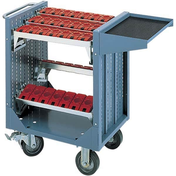 CNC Storage Carts, Style: CNC Tool Cart with Tool Carrier , Taper Size: HSK100A , Taper Size: HSK 100A , Tool Type: CNC Tool Carrier  MPN:B220-C-HSK100CB